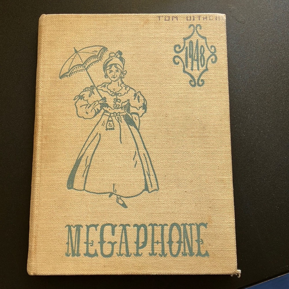 Waukesha High School Yearbook 1948 Megaphone Wisconsin WI 48 Vintage Memorabilia